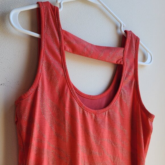 Iz Byer Red Shimmer Tank Top Size Large - Picture 8 of 12